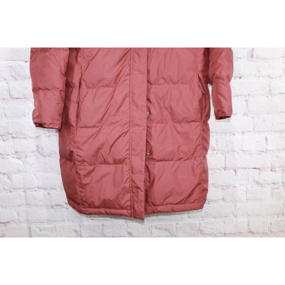LL Bean Ultrawarm Down Coat Three Quarter Length Rosewood Size 1X - Picture 3 of 12